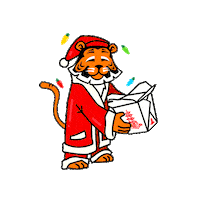 Santa Claus Christmas Sticker by Qin Oriental Food