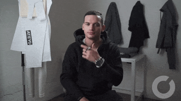 thinking zip up GIF by AteyoRachel