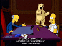 Scared Season 4 GIF by The Simpsons