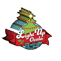 OcalaRecPark light up ocala fl city of ocala downtown ocala Sticker