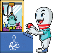 Bowling Ball Win Sticker by Rab's