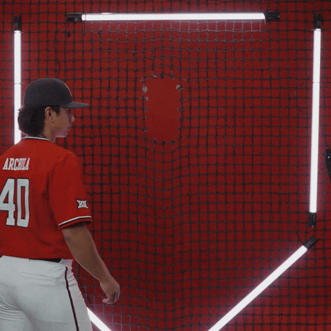 Dominic Archila GIF by Texas Tech Baseball