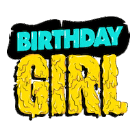 Celebrate Birthday Girl Sticker