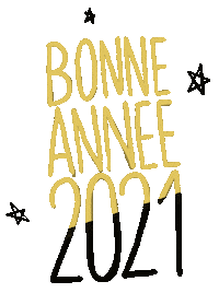New Year Bonne Annee Sticker