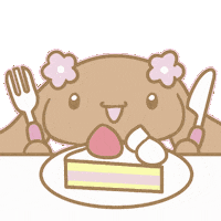 miaomix cake sanrio mocha miaomix Sticker