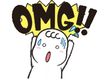 ガーン Omg Sticker by moonyjp