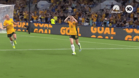 Hayley Raso Celebration GIF by Football Australia