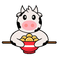 Comida Eating Sticker