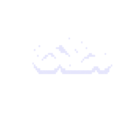 Pixel Cloud Sticker by Onix Pink Shop
