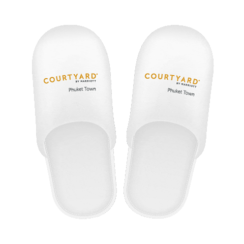 CourtyardPhuketTown travel vacation hotel slippers Sticker