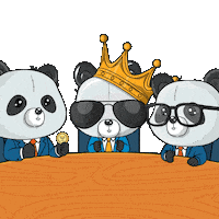 The Wolf Of Wall Street Family Sticker by PandaPals