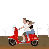 In Love Couple Sticker