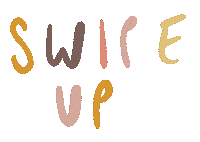 peasandneedles swipe up up swipe multicoloured Sticker