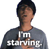 Hungry Dinner Sticker