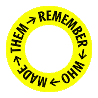 RememberWhoMadeThem solidarity payup whomademyclothes rememberwhomadethem Sticker