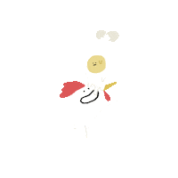 kachinme chicken egg 雞 蛋 Sticker