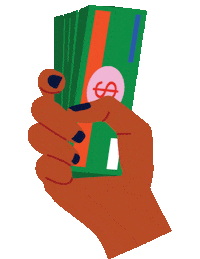 dailypay money cash payday pay Sticker