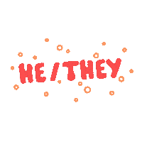 Gender Pronouns Sticker