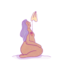 Elunicornioquedibuja florecer elunicornioquedibuja Sticker