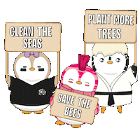 Penguin Reduce Sticker by Pudgy Penguins