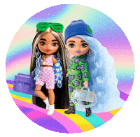 Fashion Rainbow Sticker by Barbie