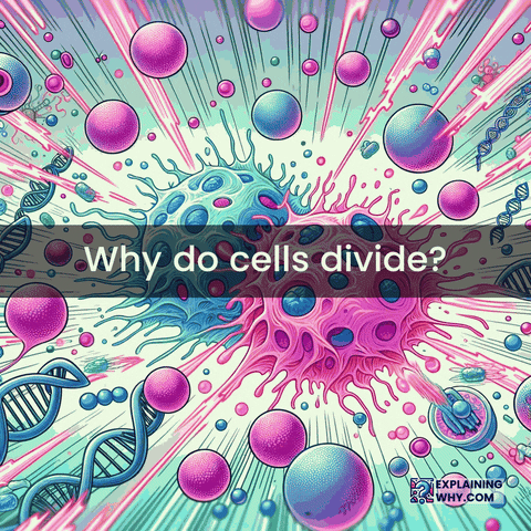 Cell Division Mitosis GIF by ExplainingWhy.com