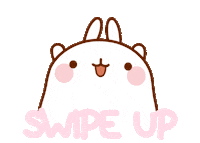 Swipe Up Sticker by Molang