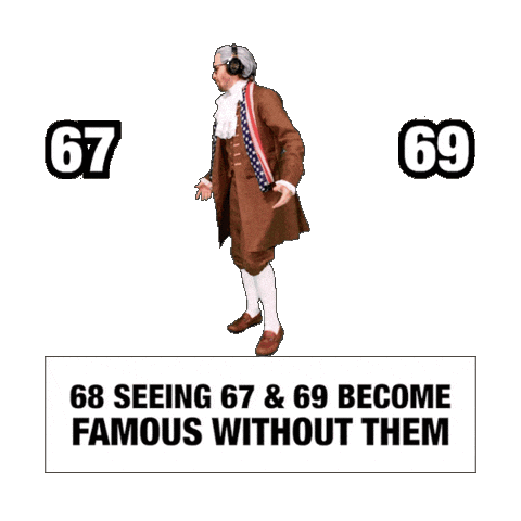 6 7 Sticker