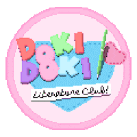 Pixel Logo Sticker