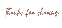 Thanks For Sharing Thank You Sticker