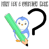 Day Want To Know Sticker by Pudgy Penguins
