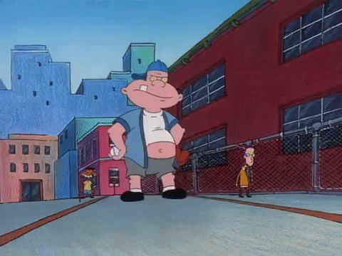 hey arnold nick splat GIF