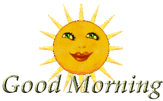 Good Morning Sticker
