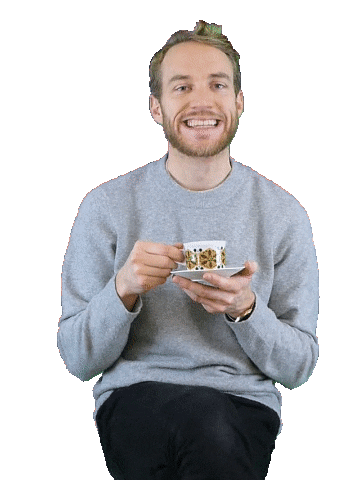 Happy Coffee Sticker by Kabel och Kaffe