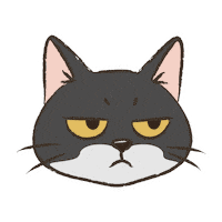 Cartoon Cat Sticker