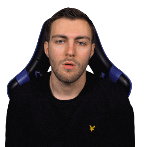 Irritation Eye Roll Sticker