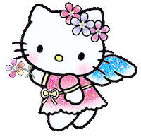angel glittery Sticker