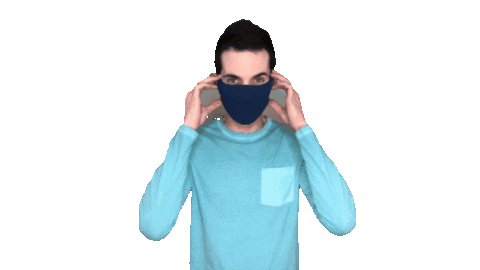 Home Mask Sticker by Matt Tolbert