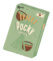 Green Tea Asian Sticker