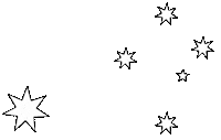Southern Cross Australia Sticker by Cherylyn Barnes