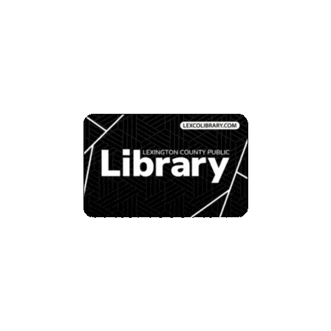 lexcolibrary giphyupload library card lexcolibrary lcpl Sticker
