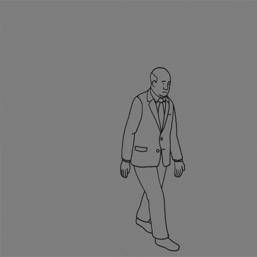 Sad Walk GIF by Trevor Anderson