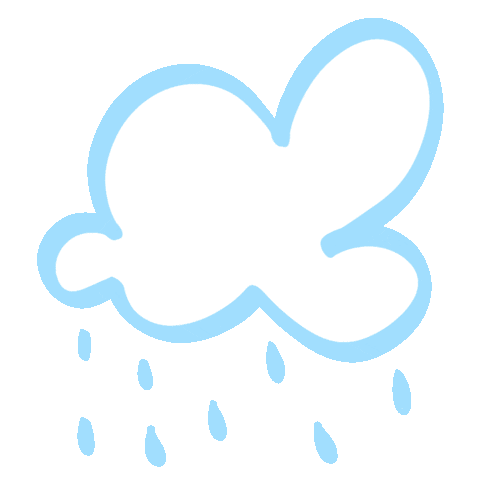 maripanz sad rain cloud storm Sticker