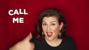 christinegritmon red phone call call me GIF