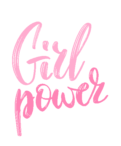 smykkerbymelia giphyupload pink power girl power Sticker