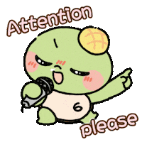 Attention Fighting Sticker