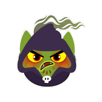 Angry Monster Sticker by Piñata Smashlings