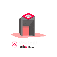 Metro De Madrid Spain Sticker by Clikalia