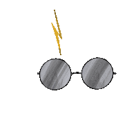 Harry Potter Glasses Sticker
