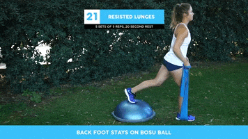 fitintennis leg workout fitness coach female workout balance training GIF